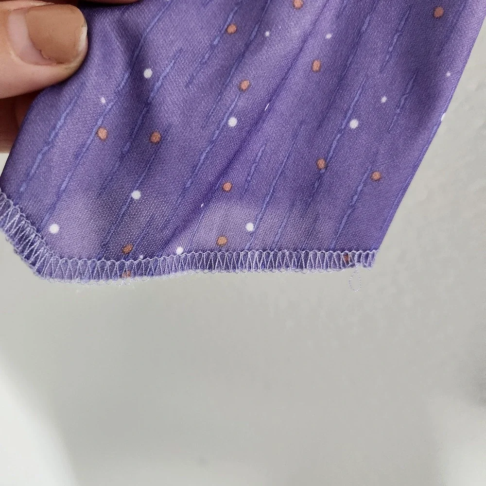 Disney Wish‎ Asha Costume Dress Purple Long Sleeve Kids Size 4-6X